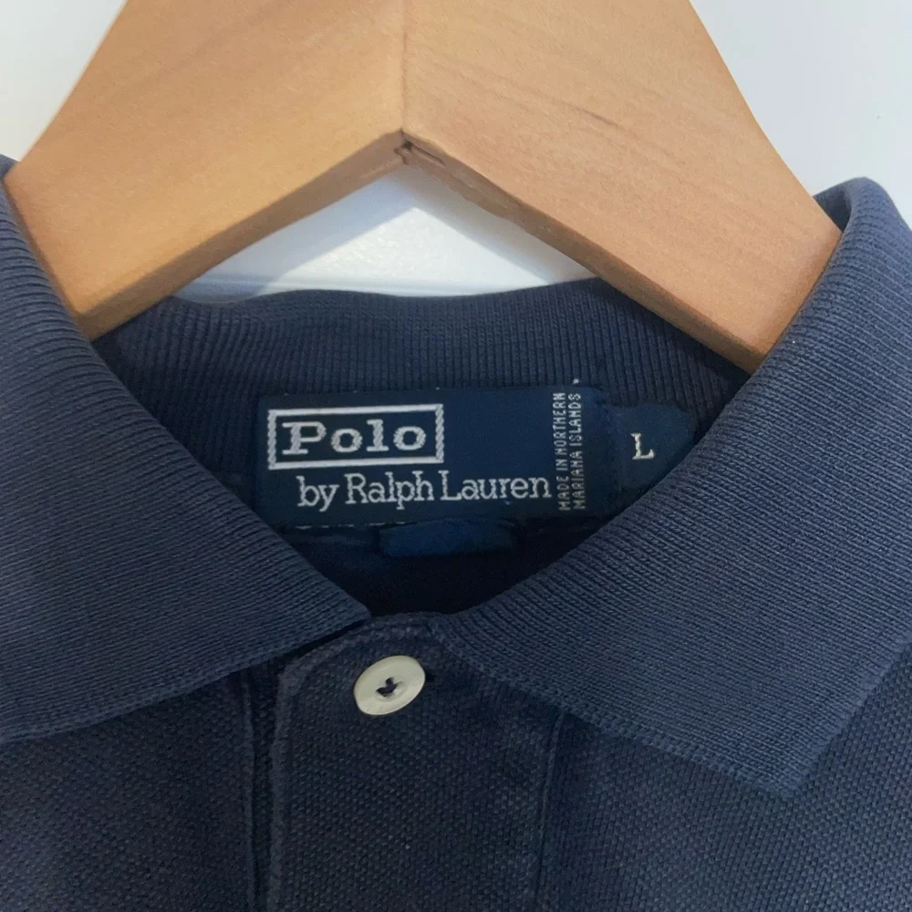 Men's Ralph Lauren Polo Navy/Red Large - Picture 3 of 3